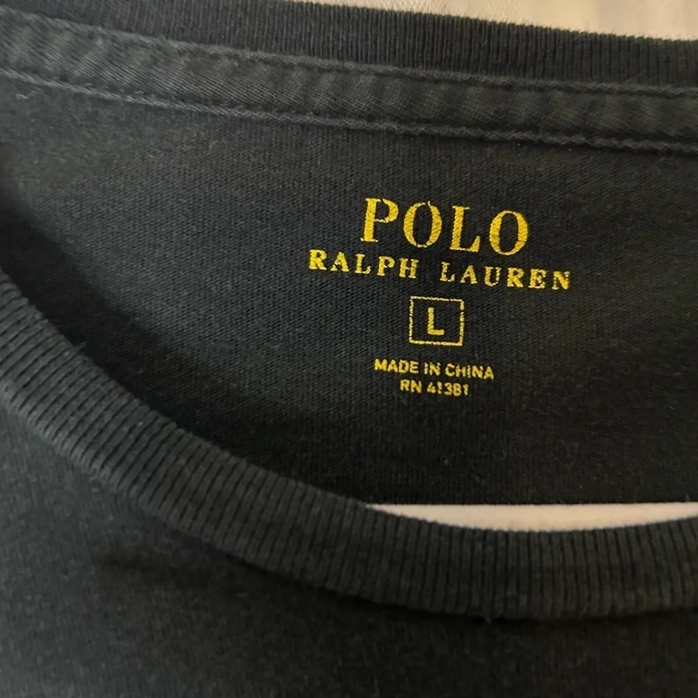 Polo by Ralph Lauren Black Long Sleeve Shirt